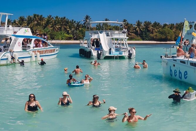 Private Luxury Charter Punta Cana Bavaro - Stop 2: Bavaro Reef snorkeling, slide time, and guide guidance (45 minutes)