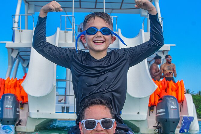 Private Luxury Double Slide Party Boat - Private luxury party catamaran with pickup that actually simplifies your day