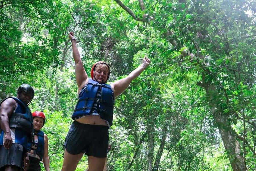 Puerto Plata: 27 Waterfalls Adventure with Traditional Lunch - The Gear Setup: Helmet and Life Jacket Actually Help