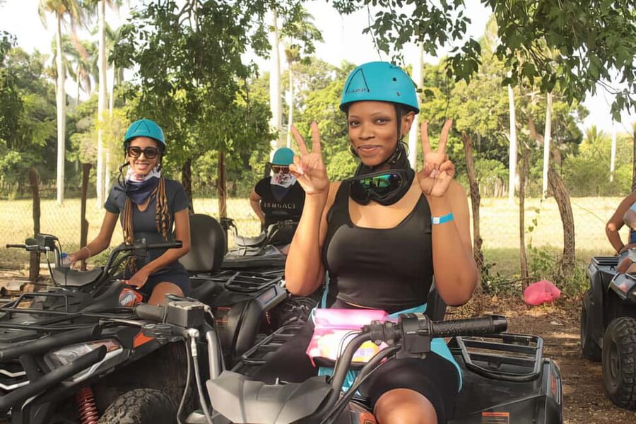 Puerto Plata ATV N Zip Adventure | Shore Excursion & Hotel - The Zip Line Program: 8 Lines, Steel Cable, and a Pool Drop
