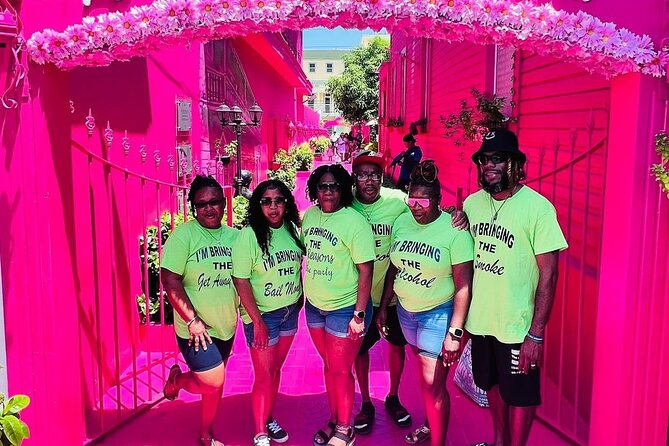 Puerto Plata City Tour Ron Puros Culture and History - Umbrellas and Pink Alley for fast, colorful photos