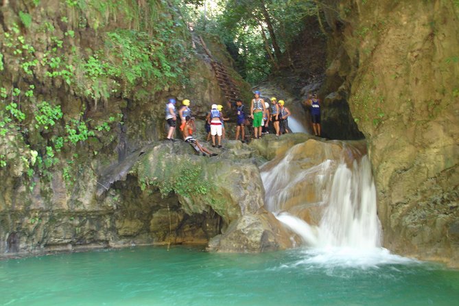 Puerto Plata: Damajagua waterfalls + Safari buggy + Horseback riding (TOP3IN1) - Damajagua Waterfalls: rainforest walk and swim time you can actually enjoy