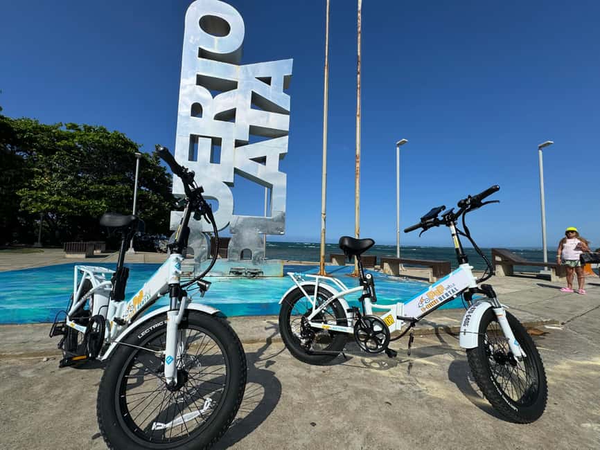 Puerto Plata: Electric bicycle Tour with Guide and Helmet - Port-exit meeting and the first 15 minutes on the route