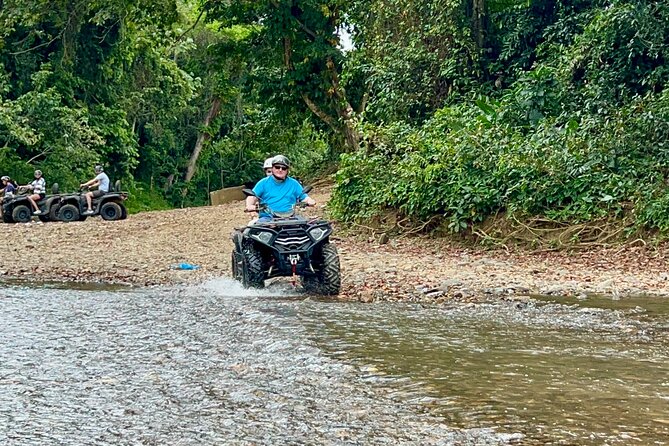 Punta Cana ATV: Jungle, Beach & River Small Group Tour - Punta del Coco palm grove: coconuts and ocean-trail views