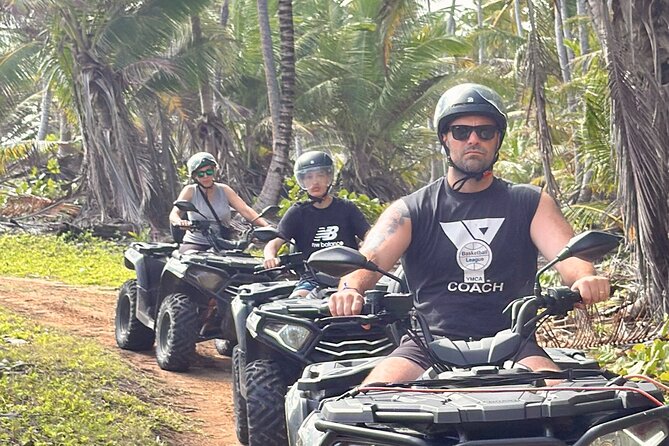 Punta Cana ATV: Jungle, Beach & River Small Group Tour - Playa La Vacama: swim time at a wild beach