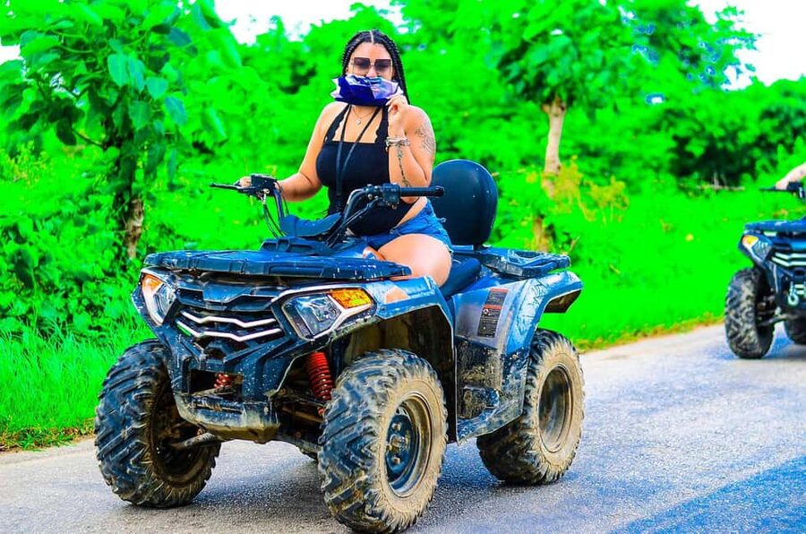 Punta Cana: ATV Tour with Coffee and Chocolate Tasting - Los Hoyos del Salado Cenote Pool: the water-cave moment