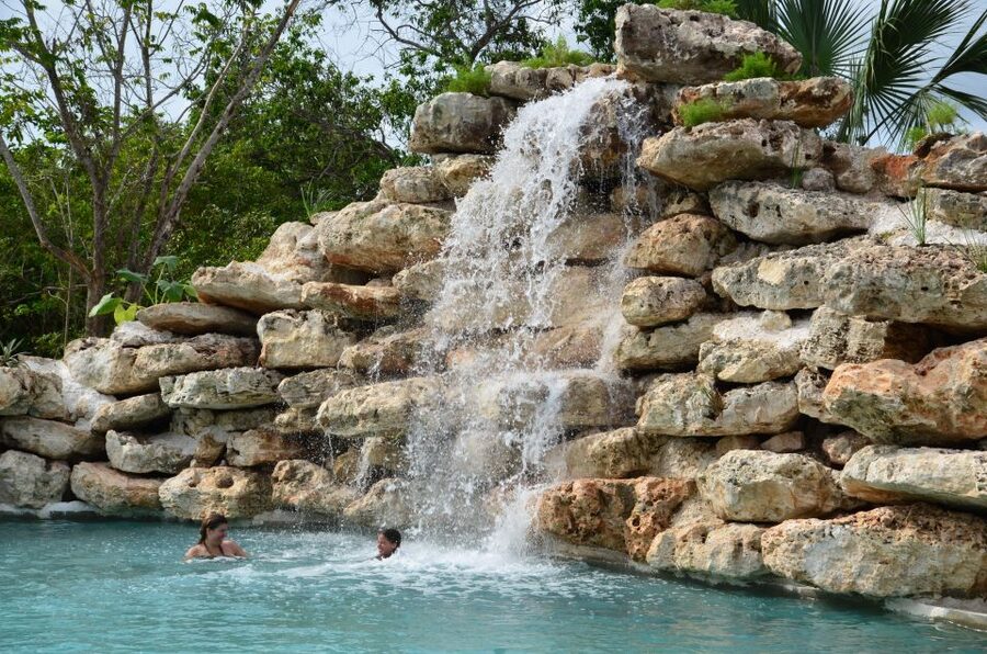 Punta Cana: Bávaro Adventure Park Horse Riding & Waterfalls - Waterfall Pool: the cool-down stop you will actually remember