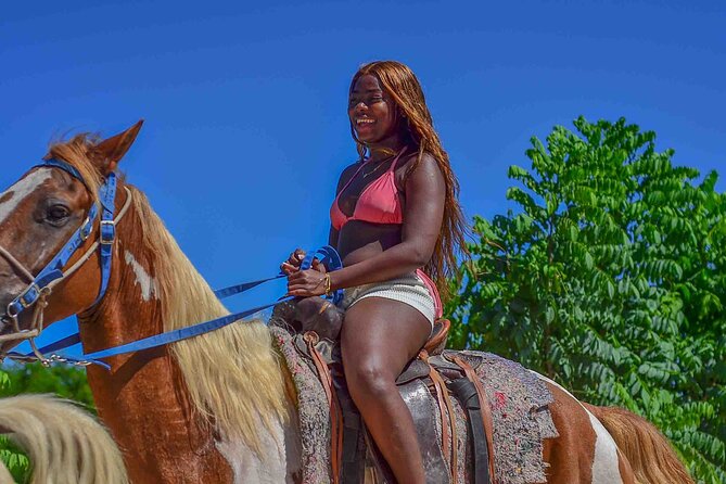 Punta Cana Beach Horseback Ride Paradise Coast Experience - Dominican farm, water cave, and Macao Beach stops