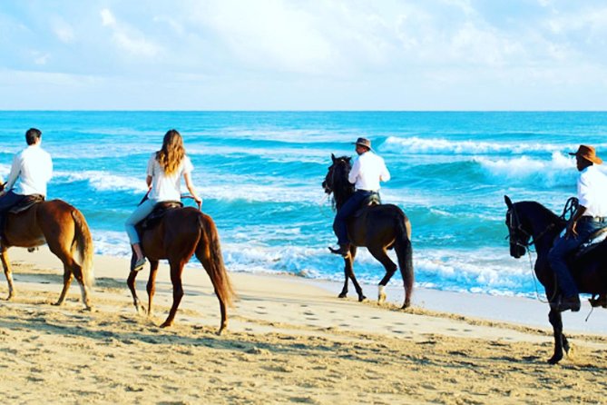 Punta Cana Beach Horseback Riding - Beach Riding Along Soft Sand and Blue Water