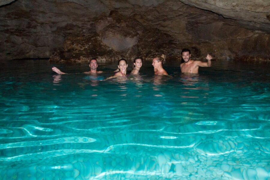 Punta Cana: Blue Hole and Scape Park Cap Cana Entry Ticket - Blue Hole Cenote Trail and the turquoise water reality check