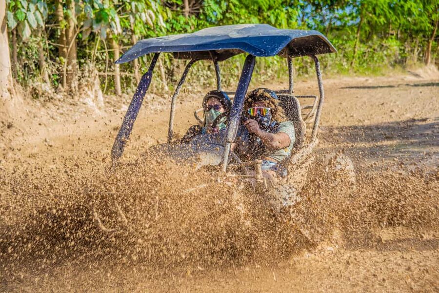 Punta Cana Buggy & ATV Tour: Cave, Macao Beach, Free Pick-Up - Cenote + cave swim: plan for wet clothes and quick magic