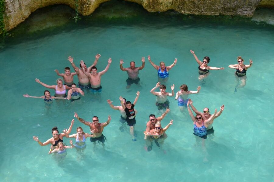 Punta Cana: Buggy Ride, Blue Cenote Lagoon and Jungle River - Cenote Blue Lagoon Swim and the Waterfall Pool