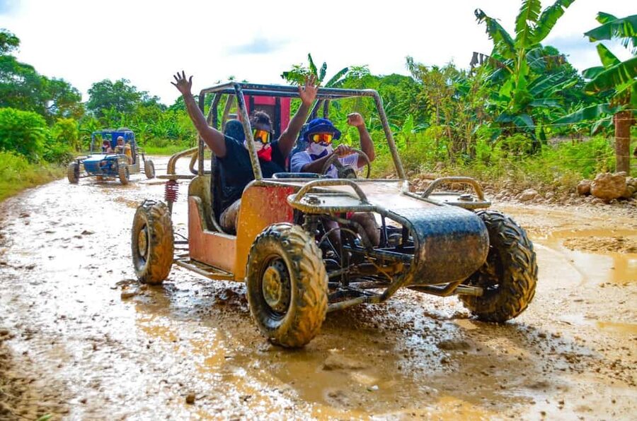 Punta Cana: Buggy ride to Macao Beach and Natural Cave - Entering the inland world from Punta Cana