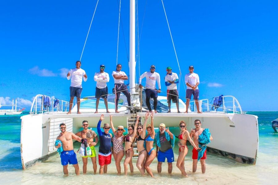 Punta Cana: Catamaran Family Tour - Natural Pool Swim: Fun Caribbean Time with a Tiny Reality Check