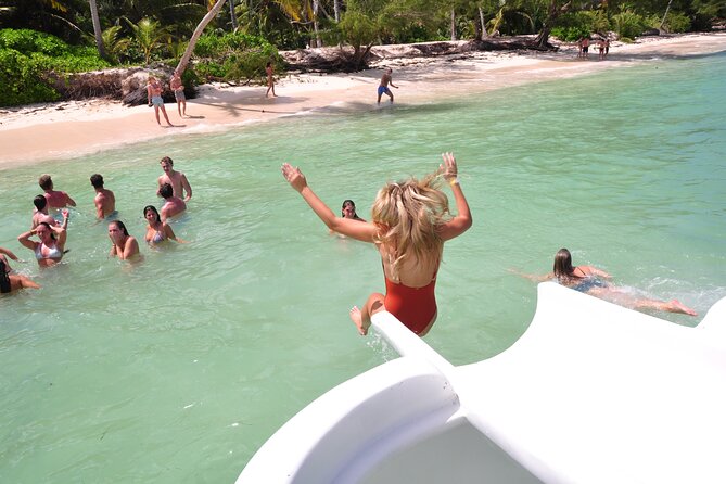 Punta Cana Catamaran Private Tour with BBQ and Natural Pool - Secluded beach with fresh coconut: the calm reset