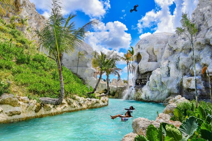 Punta Cana: El Dorado Water Park Entry with Hotel Transfers - Zip line time: the one ride that changes how you see the park