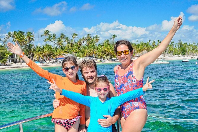 Punta Cana Family Boat Trip and snorkeling - The in-between fun: music, sailing vibes, and a sandbar moment