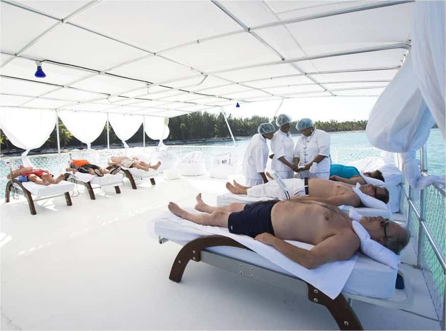 Punta Cana Floating Ocean Spa Experience with Massage & Yoga - The Floating Mattress: Ocean Peace You Can Actually Feel