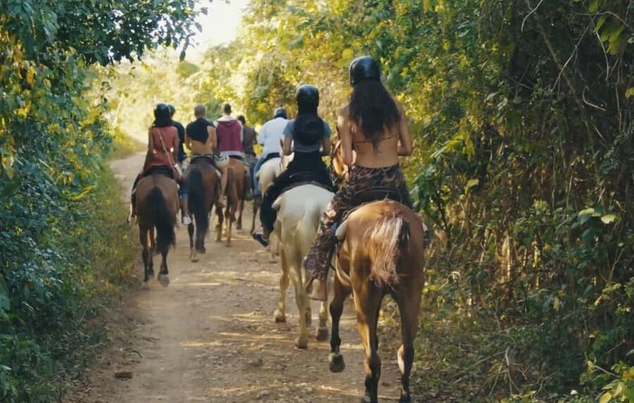 Punta Cana Horseback riding & Sunset + beach + free pick-up - Playa Macao horseback riding: the part you came for