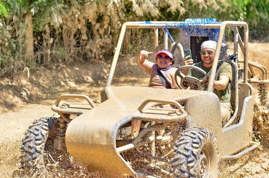 Punta Cana: Macao Beach Buggy Lagoon Cave Tour - Hotel pickup and the drive into Punta Cana’s interior