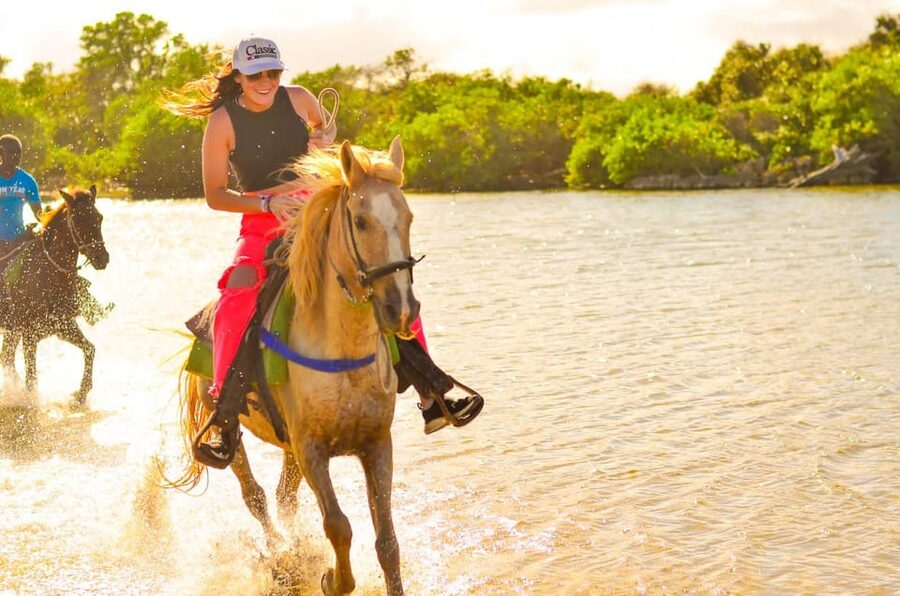 Punta Cana: Macao Beach & Forest Horseback Riding Tour - Río anamuya guided stretch: a scenic change of pace