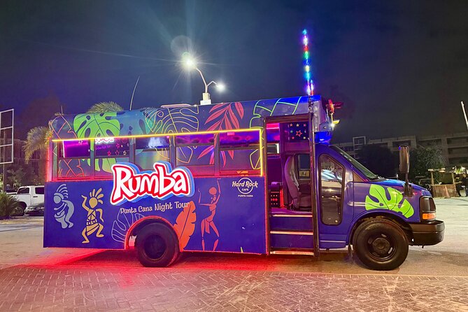 Punta Cana Nightlife Tour: Bars and Clubs in Downtown - Stop 1: Rumba Night Tour on a Disco Bus, With Cuba Libre and Mamajuana