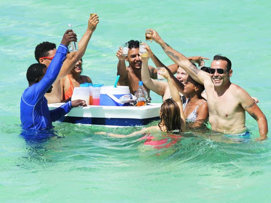 Punta Cana: Party Boat with snorkel and open bar included - Snorkel Time at the Coral Reef and Natural Pool