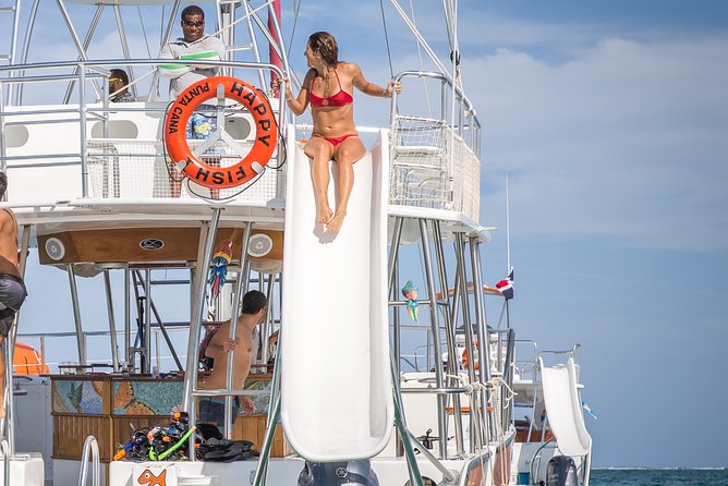 Punta Cana Private Catamaran Cruise with Drinks and Light Snacks - Stop 3: Natural Pool shallow-water swimming, paddleboarding, and drinks on a float