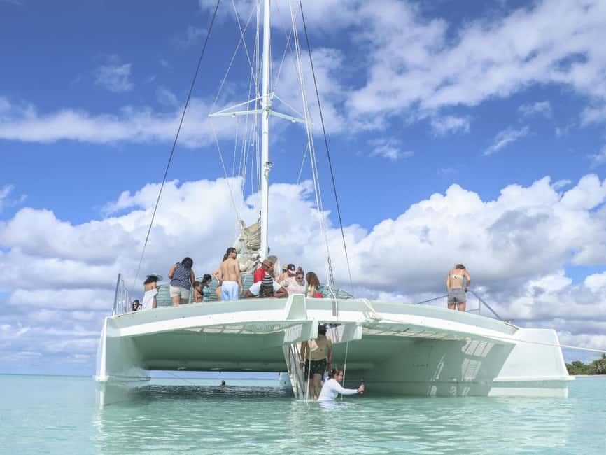 Punta Cana: Saona Island Day Trip with Blue Lagoon & Lunch - La Romana Cruise + Swimming Stop: The “Warm-Up” Phase