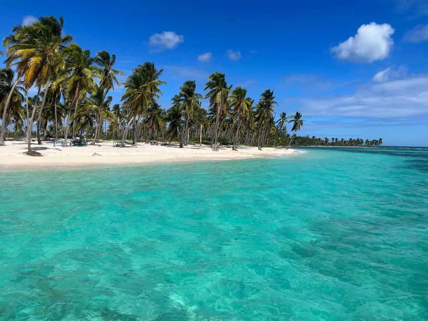 Punta Cana: Saona Island Full-Day Open Bar, Lunch & Transfer - Catamaran cruise return: music, dancing, and the ear-test