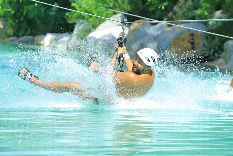 Punta Cana: Scape Park Entry for Cenote, Zip Lines, & Caves - Eight zip lines through the jungle canopy