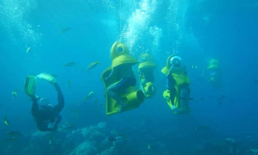 Punta Cana: Scuba Doo Adventure with Round-Trip Transfer - How the Scuba Doo works at about 3 meters