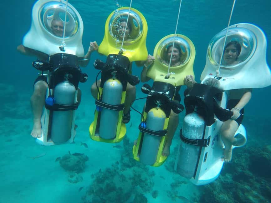 Punta Cana: Scuba Doo Adventure with Round-Trip Transfer - Snorkeling + glass-bottom boat: best for reef lovers who want options