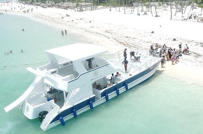 Punta Cana Shared Party Boat Booze Cruise and Snorkeling - Natural Pool: Cocktails, Caribbean Music, and Waist-Deep Water