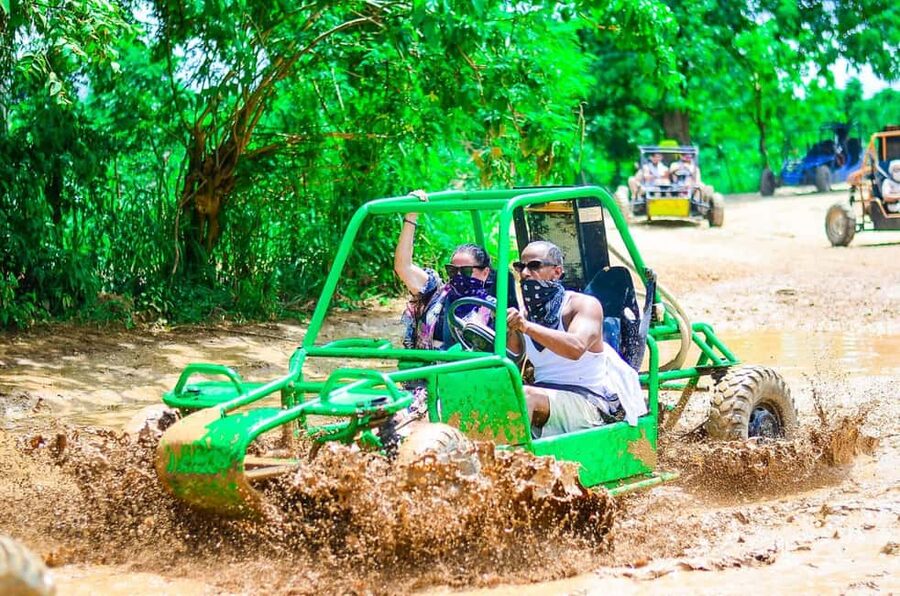 Punta Cana: Tour in buggy From Hotel impressive Punta cana - Indigenous Springs cenote: underground pool time with a swim option