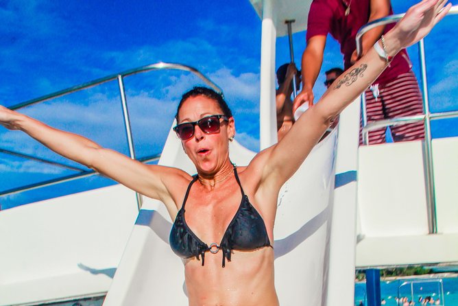 Punta Cana VIP Party Cruise with Snorkeling & Double Slide - From Bávaro dock to Punta Cana Paradise boat: how the day really starts