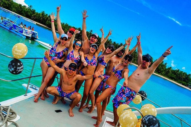 Punta Cana VIP Party Cruise with Snorkeling & Double Slide - The boat party setup: DJs, games, and open-bar vibes