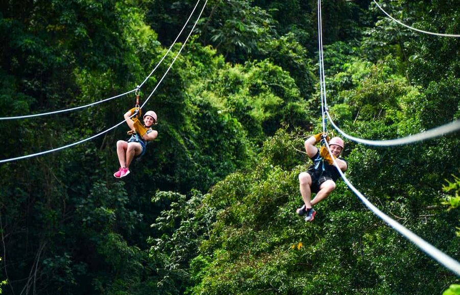 Punta Cana: Zip-Lining 12 Cables - Entering the Course: Jungle Flying That Actually Feels Like Flying