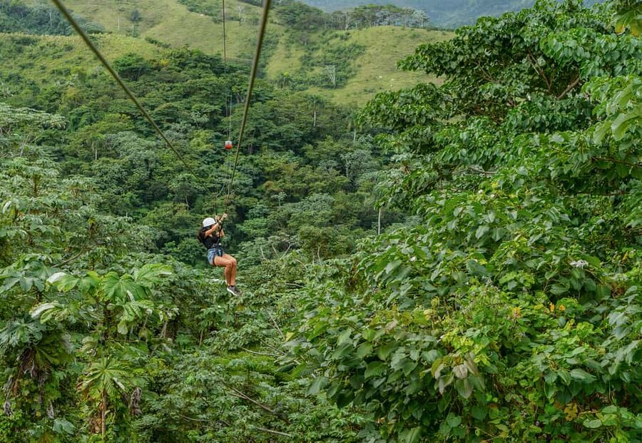Punta Cana: Zipline, Chairlift, Buggy & Horse Ride Adventure - Getting off the resort: pickup spots and the inland drive to La Hacienda Park