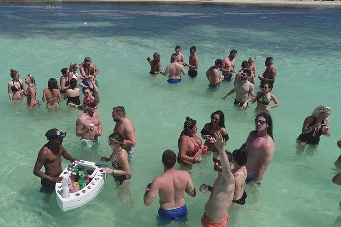 Sabina del Mar Party Boat VIP - What about the water slide, hookah, and dolphins?