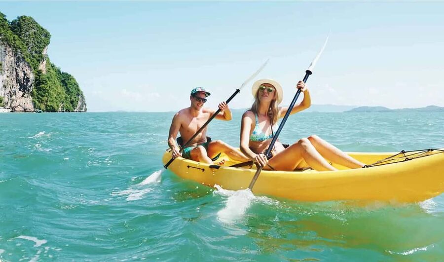 Samana: Los Haitises Kayaks & Caño Hondo Pools Tour w/ Lunch - Kayak time in Los Haitises National Park: mangroves, cliffs, and real wildlife chances