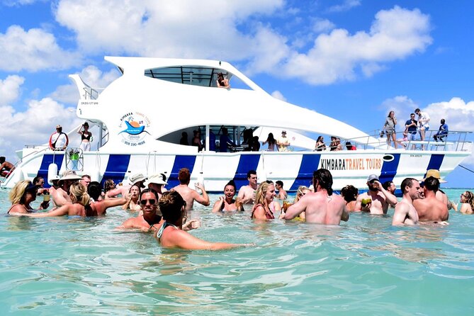 Sand-Bar Punta Cana Party Boat unlimited drinks, snorkeling Vibes - Music, Crew, and the Sarah Factor on Board
