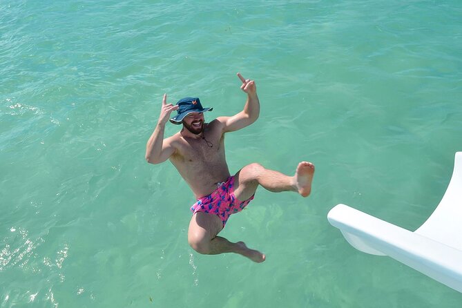 Sand-Bar Punta Cana Party Boat unlimited drinks, snorkeling Vibes - Optional Extras: Jet Boat Rides and Parasailing