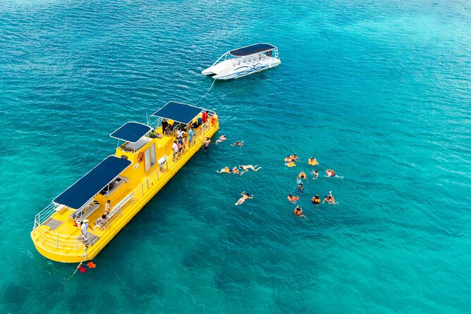 Saona Island at Yellow Submarine Exclusive Tour from Punta Cana - Snorkeling time: getting closer after you’ve seen the big picture