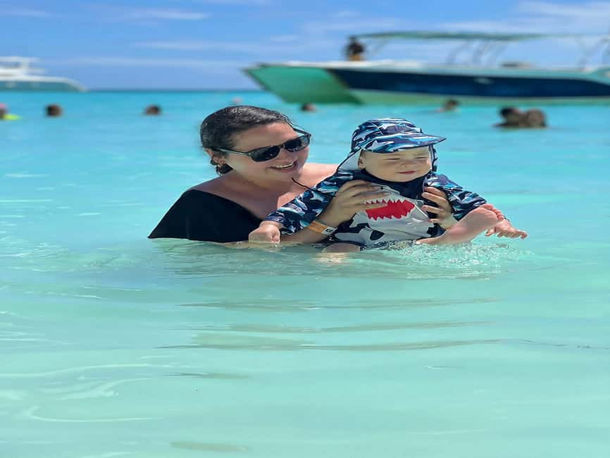 Saona Island Tour All Inclusive Speedboat and Catamaran - The Catamaran Ride Back and the Catalina Scenery Stop