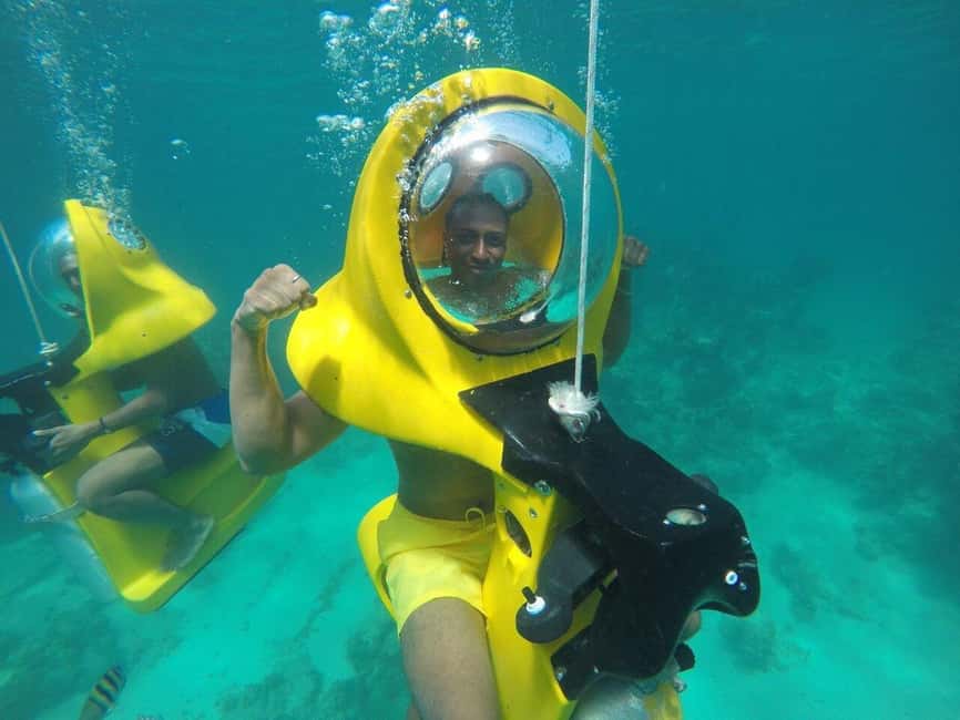 Scubadoo Punta Cana Diving Adventure - Glass-Bottom Boat Start: Your visual warm-up before going underwater