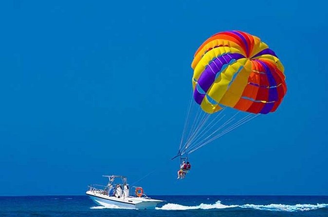 Snuba Snorkelking Parasailing and Catamaran Pack - Parasailing over Punta Cana: the thrill part that needs calm water