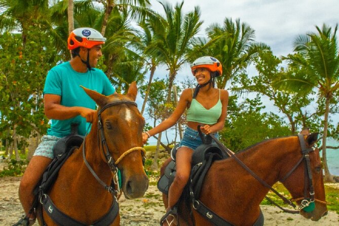 Swimming with Horses at the Beach from Punta Cana Free transportation - What to bring: swimsuit, change clothes, and a towel for comfort