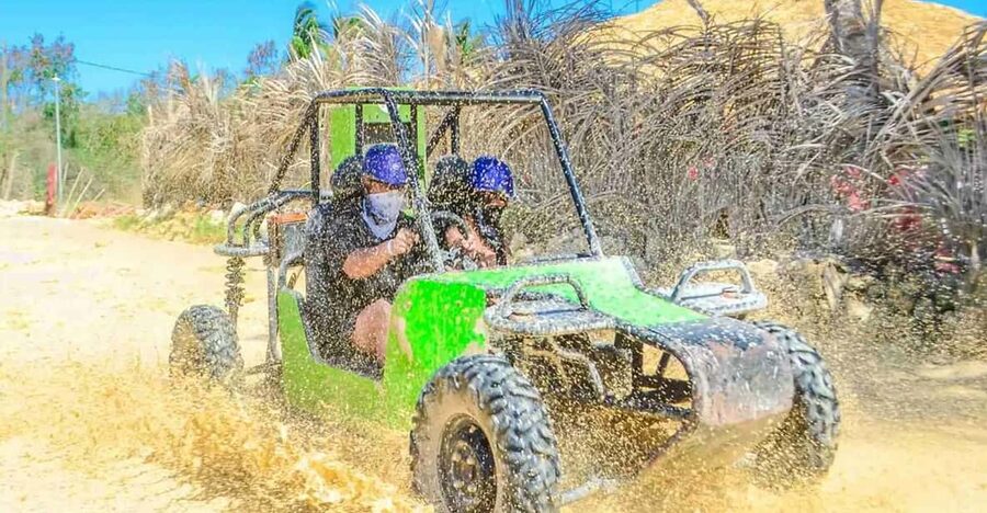 Tour in buggy half-day and beach cenote :Punta Cana - Taino Cenote: Cool Water, Real-World Crowds
