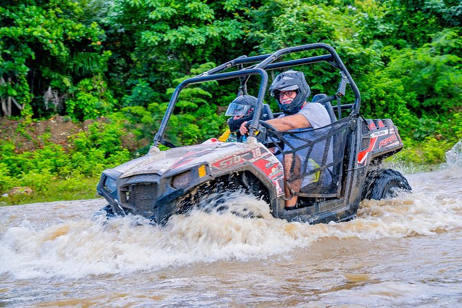 Triple fun! Monkeyland + Damajagua Waterfalls + Buggies from Puerto Plata - 7:00 AM Pickup and the Open-Air Safari Truck Ride